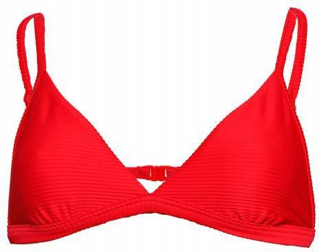 Seafolly triangel bikinitop met rib structuur rood online kopen