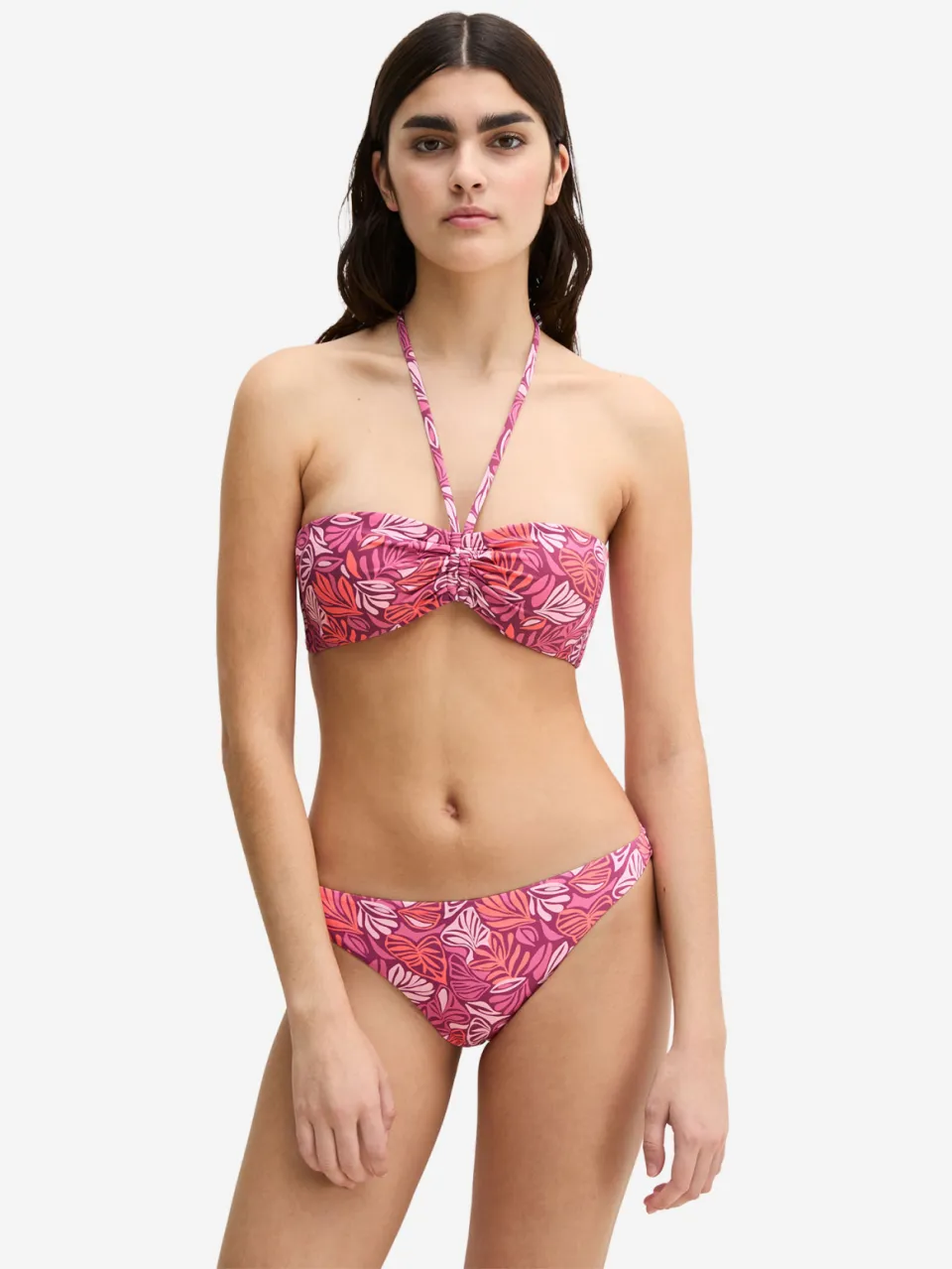 Marc O'Polo Vrouwen Bikini broekjes Abstract Leaf Paars