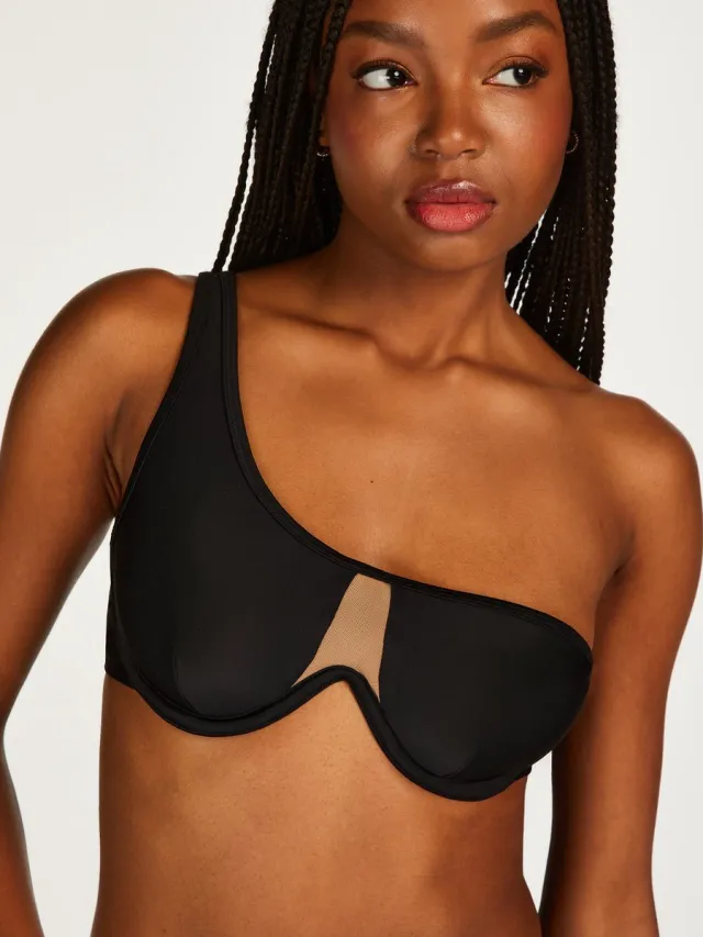 Hunkemöller Dames Badmode Niet-voorgevormde beugel bikinitop Belize - Zwart