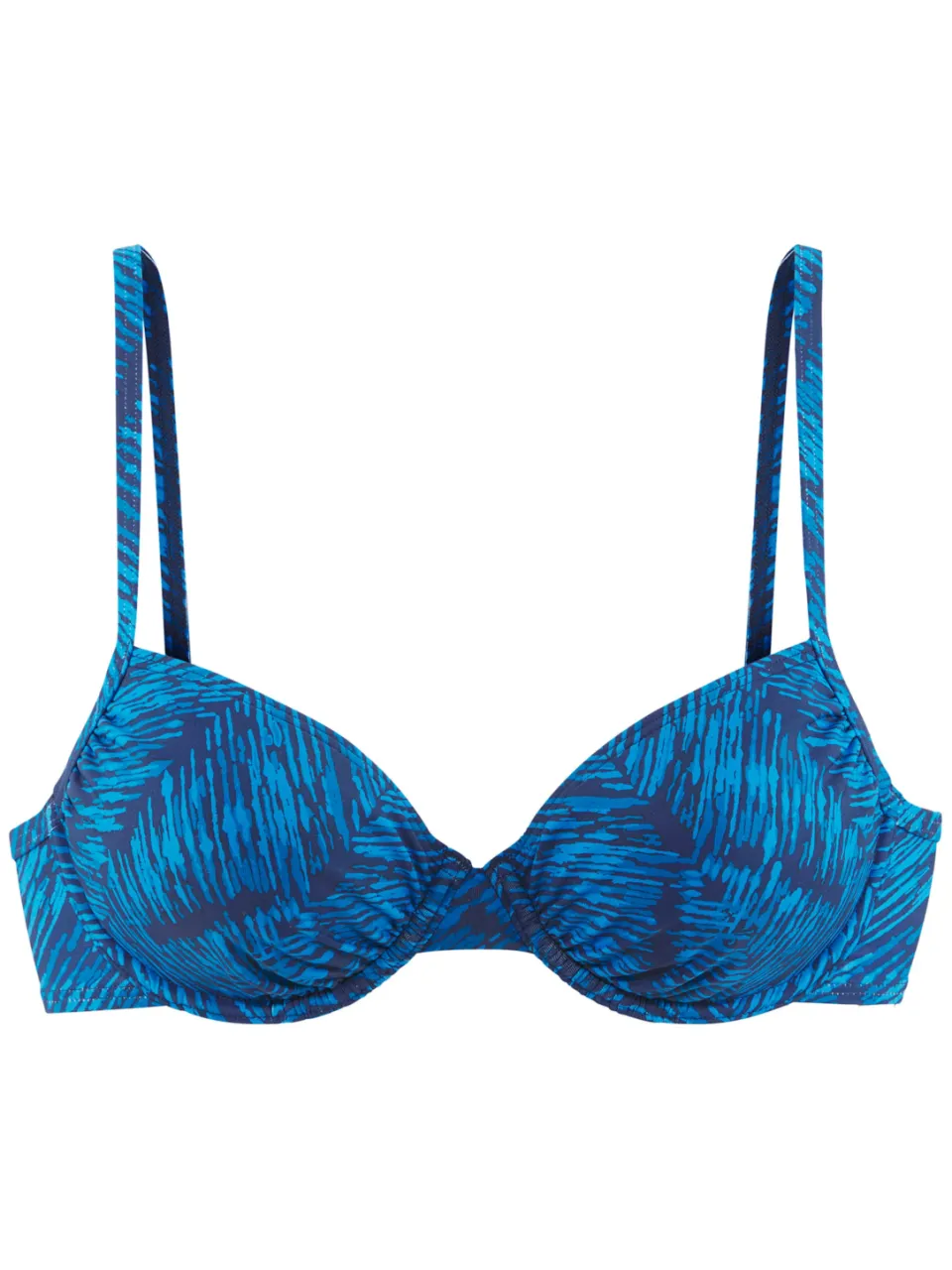 beugelbikinitop blauw bedrukt, foto 2
