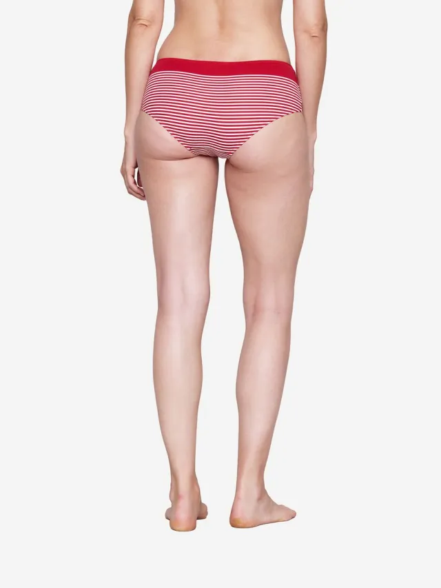 Joop! Badehose Streifen Lychee AOP