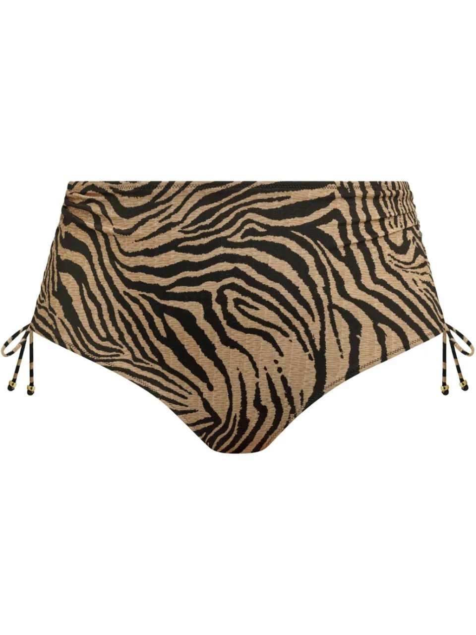 Elomi Tortoli Bay bikinibroekje met zebraprint - bruin/zwart, foto 2