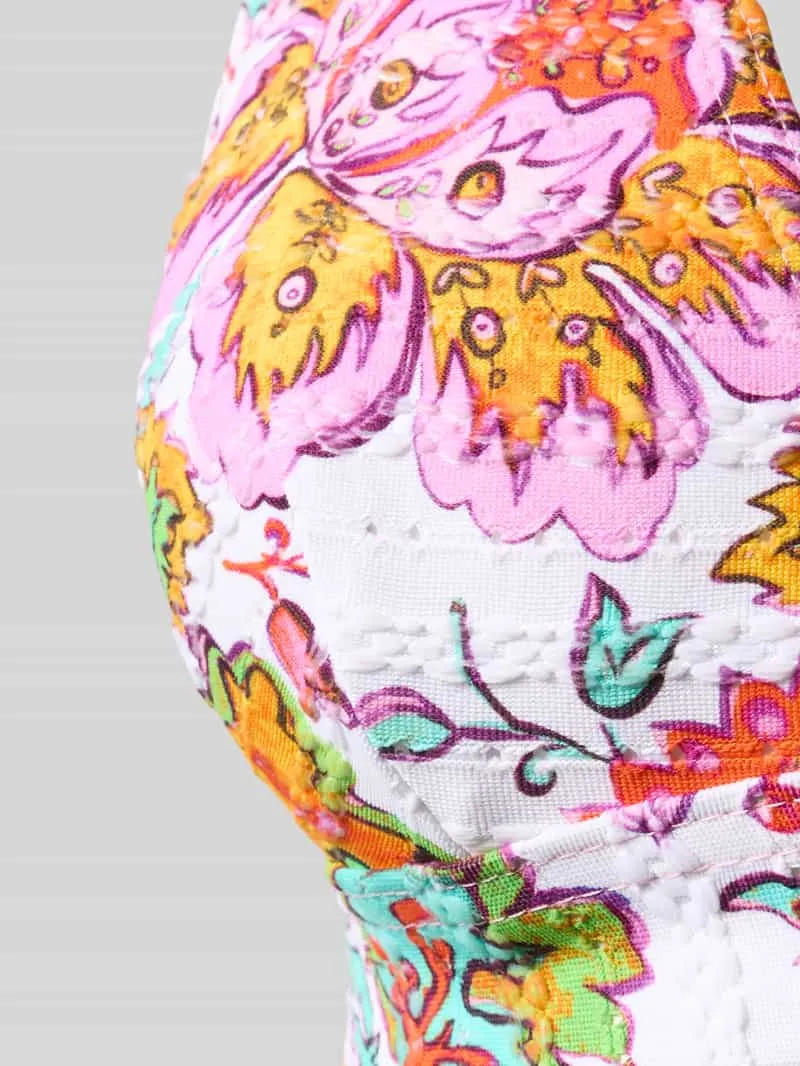 banana moon Bikinitop in all-over look model 'HOUTEBA DINO' wit, foto 3