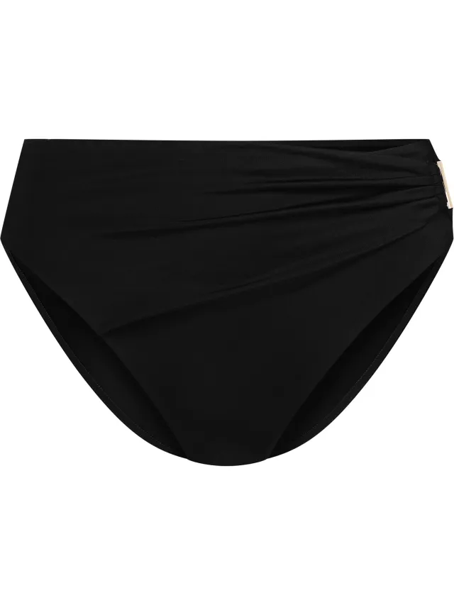 ESOTIQ Thea - Bikinibroekje - Hoge taille - Bruin