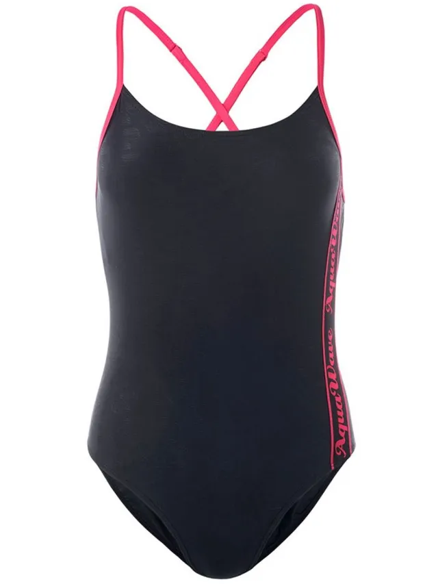 Aquawave Sublime Ii Zwemkleding Zwart M Vrouw Black / Raspberry Sorbet