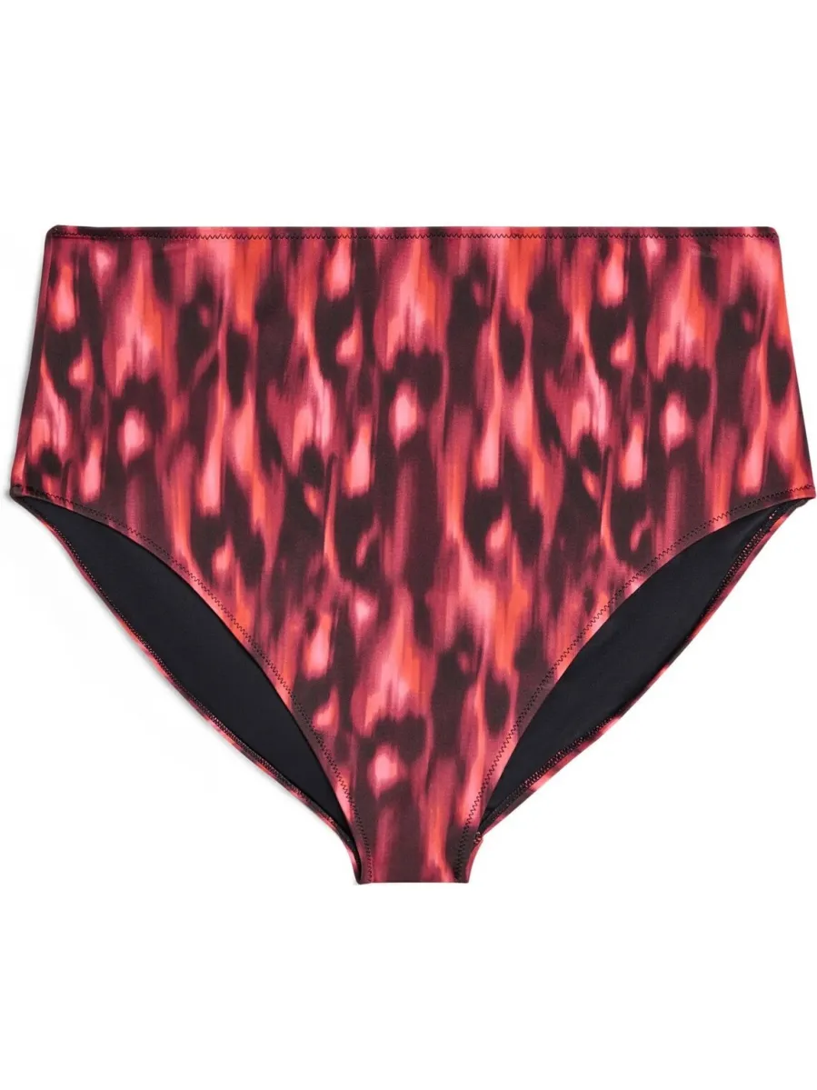 Zizzi high waist bikinibroekje SKATRIN rood/zwart, foto 2