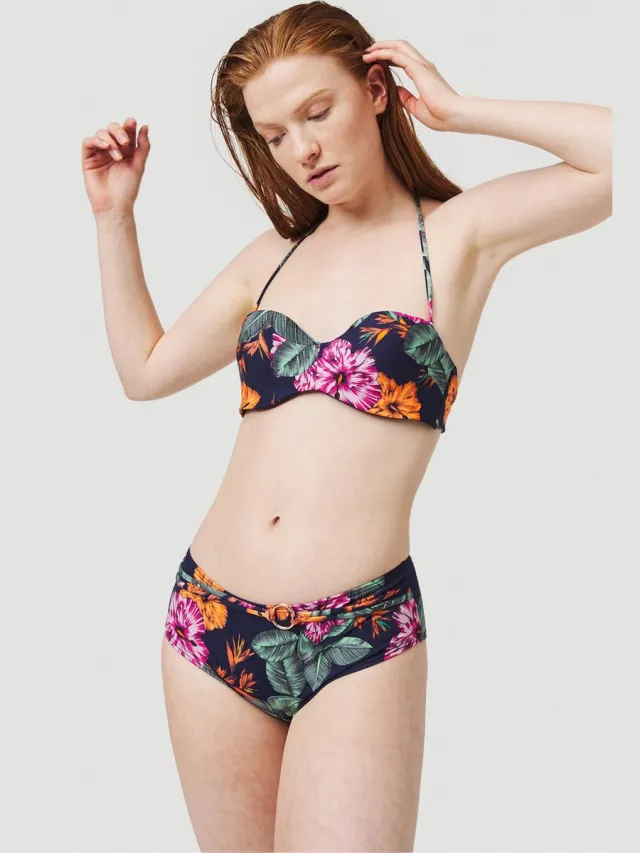 O'Neill Bikinibroekje Palma mix bottom - Blue Aop W/ Pink Or Purple - 34