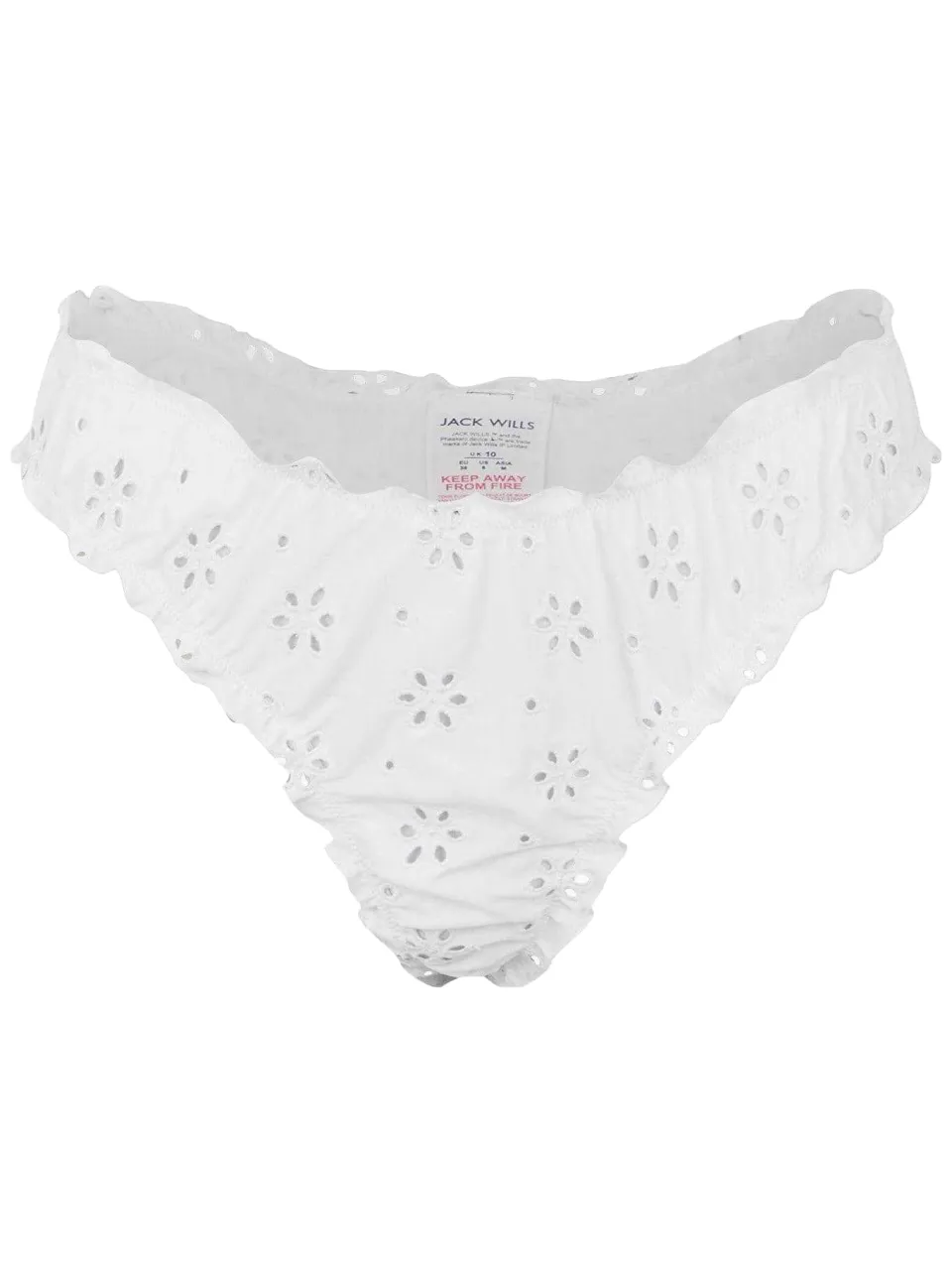 Jack Wills Dames/Dames Bloemen Bikinibroekje (Zeezout) beige, foto 2