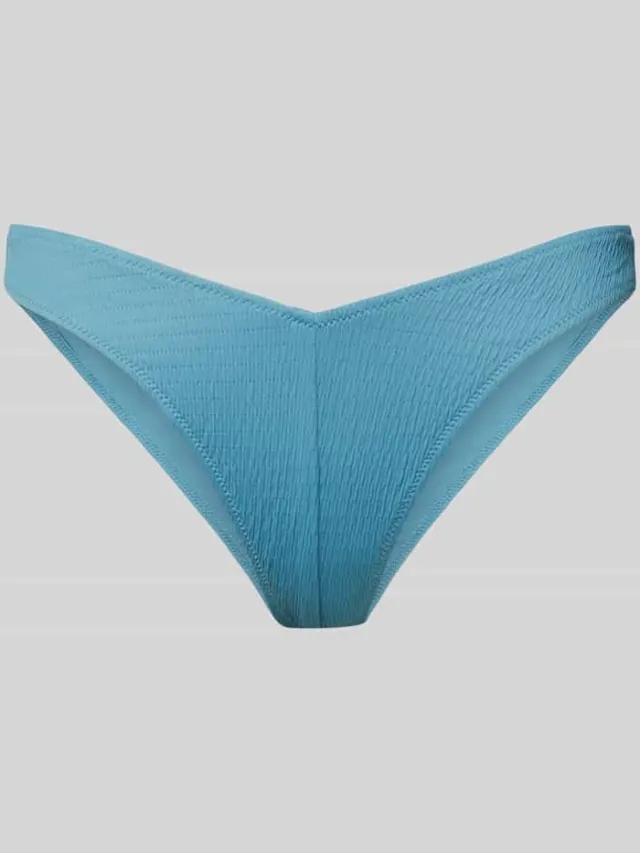 Calvin Klein Bikinibroekje met structuurmotief, model 'DELTA' Aquablauw