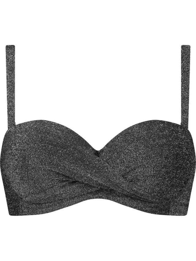Beachlife Sea Glitter Dames Bikinitopje Zilver