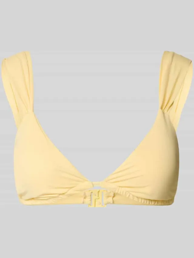 NEO NOIR Bikinitop met brede bandjes model 'ZADIE SOLID' Lichtgeel