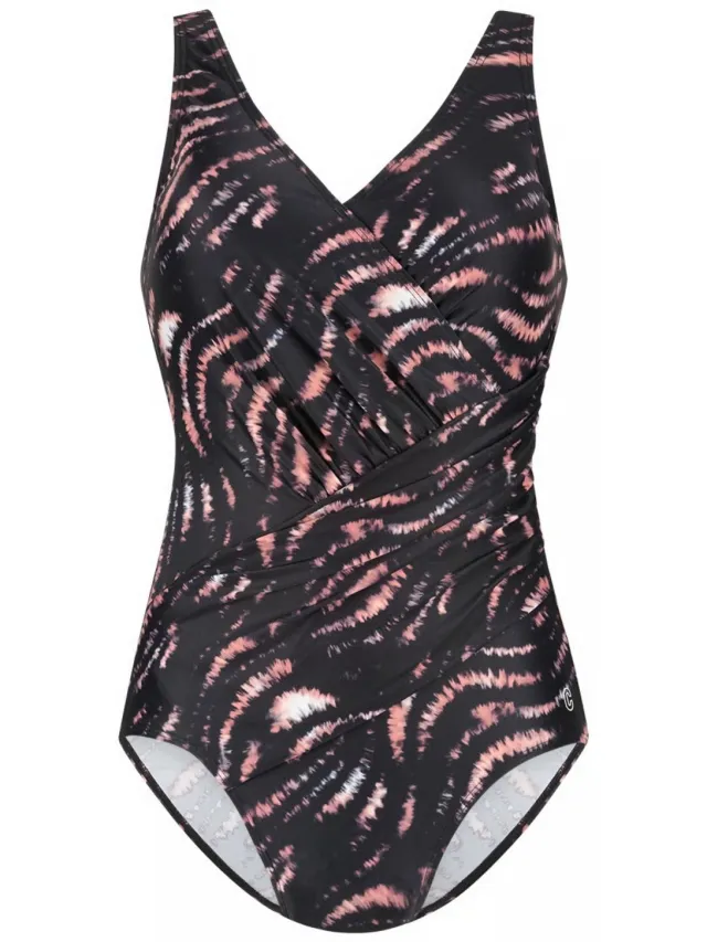 Ten Cate Soft Cup Shape Badpak dames Zwart dessin