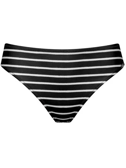 LIDEA Women's Line Up Bikini Bottoms - Bikinibroekje, zwart