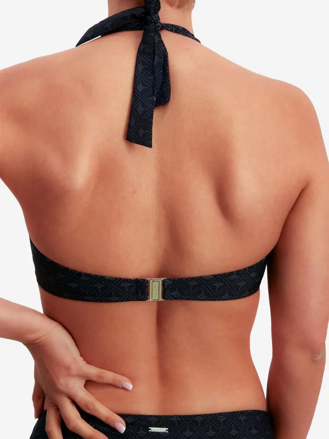 Joop! Bügel-Bikini-Top Diamond Cornflower zwart