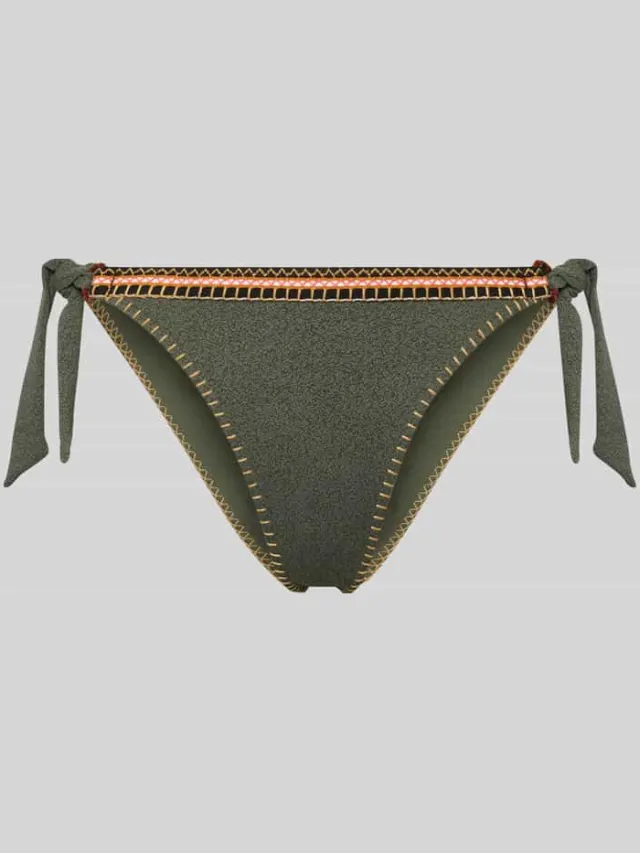 banana moon Bikinibroekje met vetersluiting, model 'SIMA SANTANY' Kaki