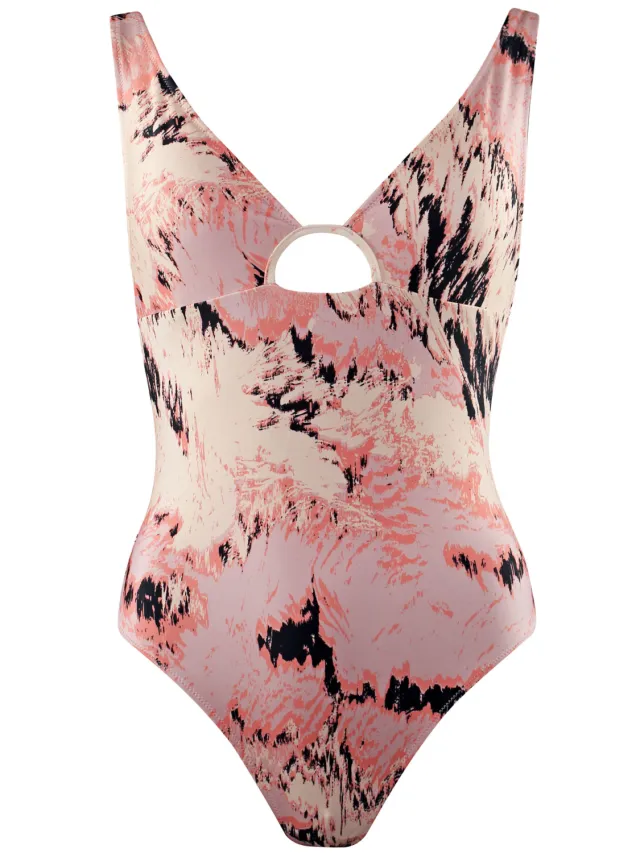 Gymshark Strappy Rug Dames Licht Roze Zwempak