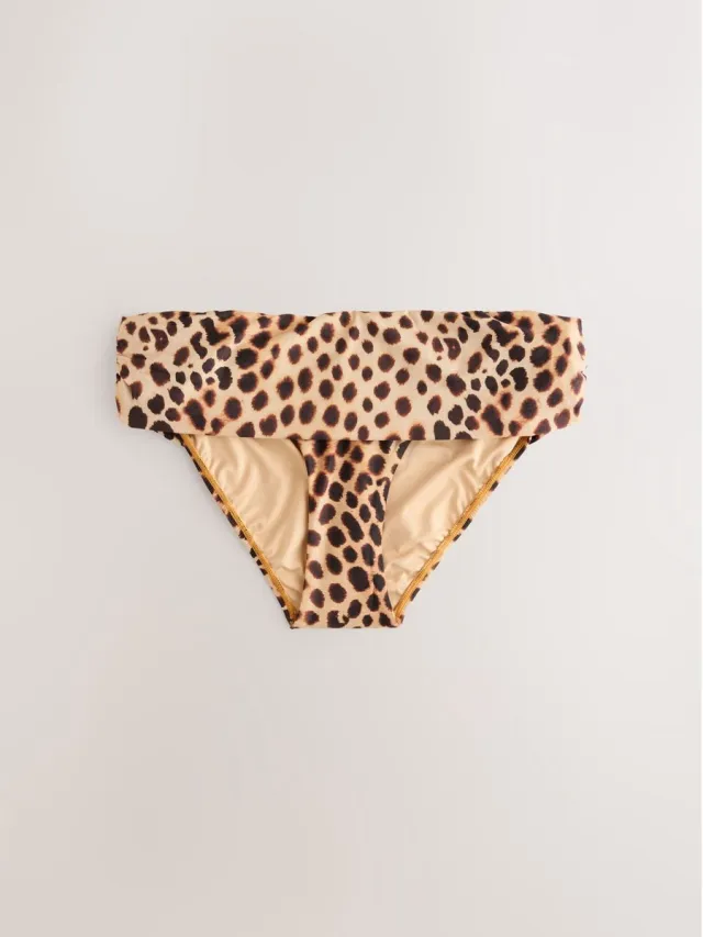 Next Dames - Bikini broekje met print - Dierenprint Brown Leopard Print