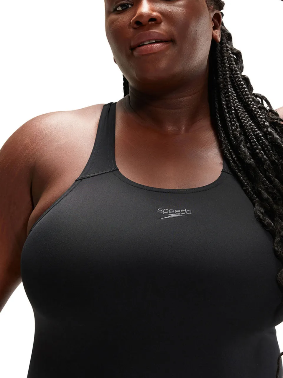 Speedo Endurance+ Medalist plussize badpak zwart, foto 8