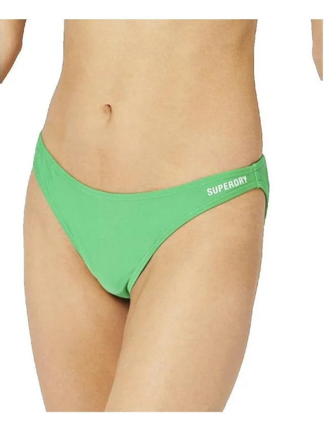Superdry Code Essential bikinibroekje groen