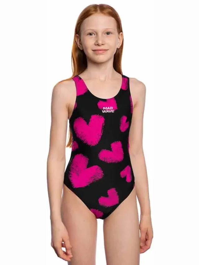 Mad Wave Start Hiclo R1 Zwemkleding Zwart 134-140 cm Meisje Black
