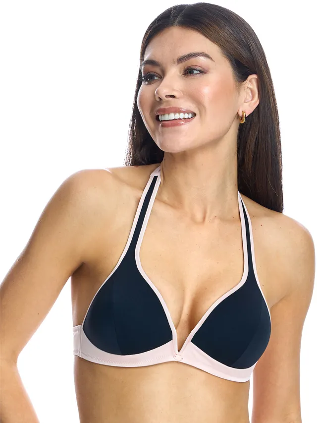 Ory W240805 bikinitop marineblauw Multicolour