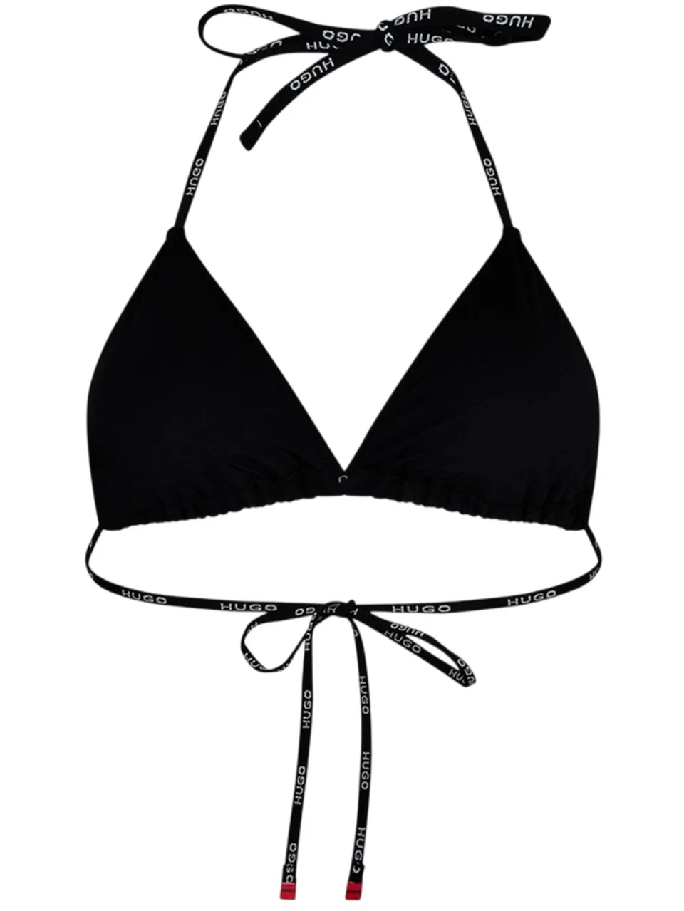 Hugo Boss Dames-bikinitop met driehoekige vorm van puur materiaal (Zwart), foto 2