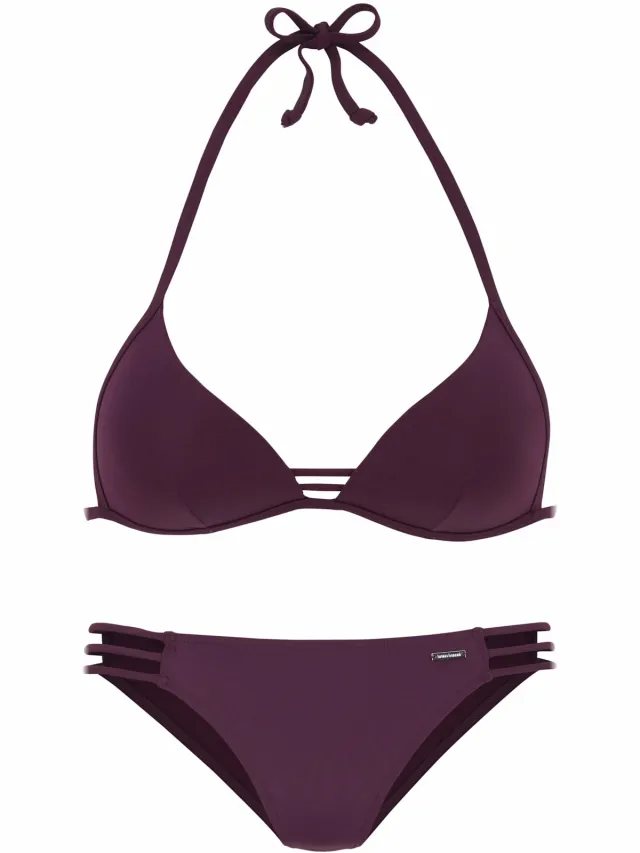 Triangelbikini bordeaux