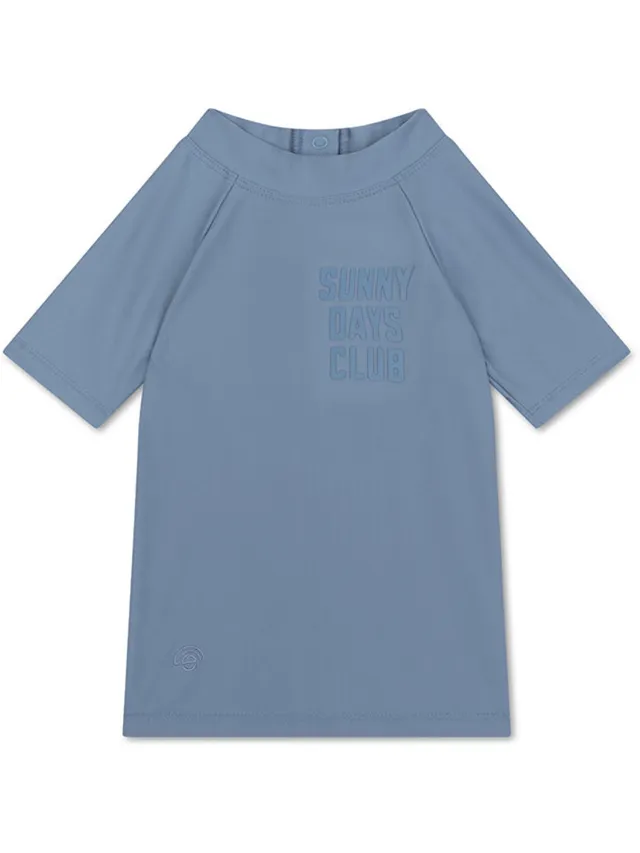 Swim Essentials Zwemshirt - Korte Mouwen - Blauw - Pure Tones - 146/152