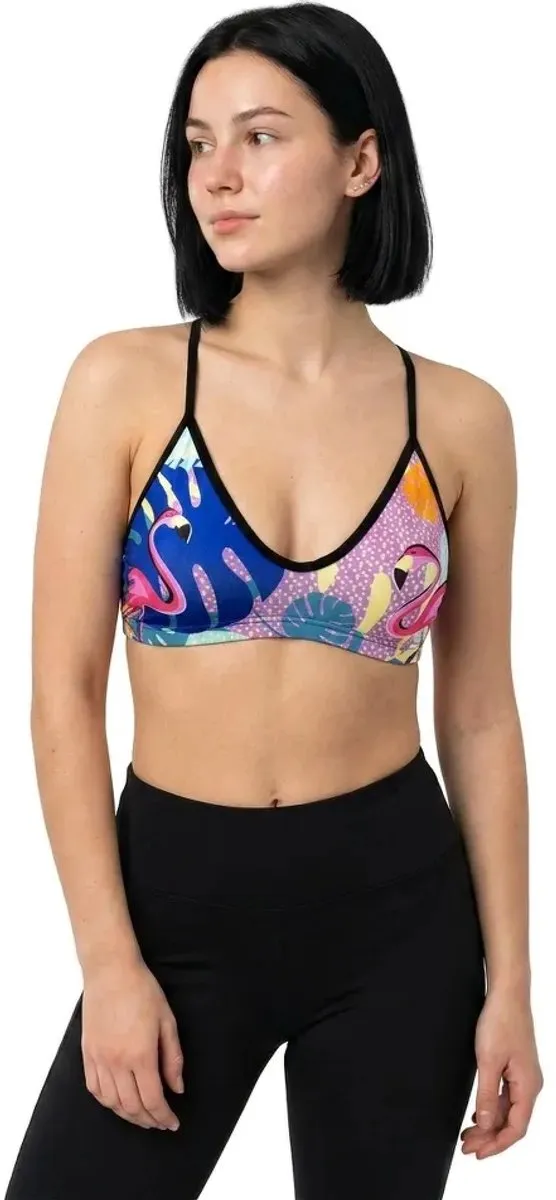 Turbo Flamingo Bikinitop Veelkleurig 3XL Vrouw Multicolor