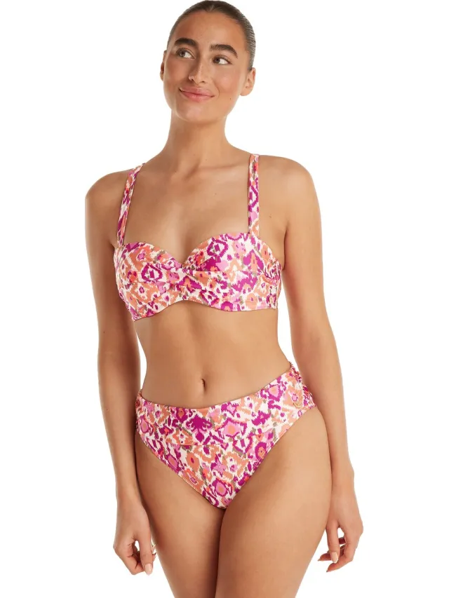 Ten Cate twisted bikini top summer ikat voor Dames | Maat 44C (90C)