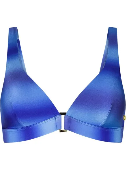 Ten Cate bikini top triangle buckle push-up bikini top dames Blauw