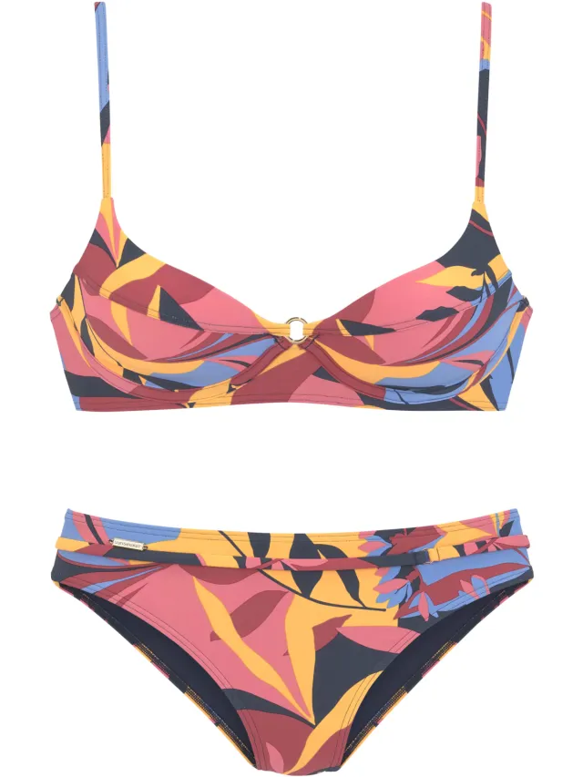 beugelbikini marine roestrood, foto 2