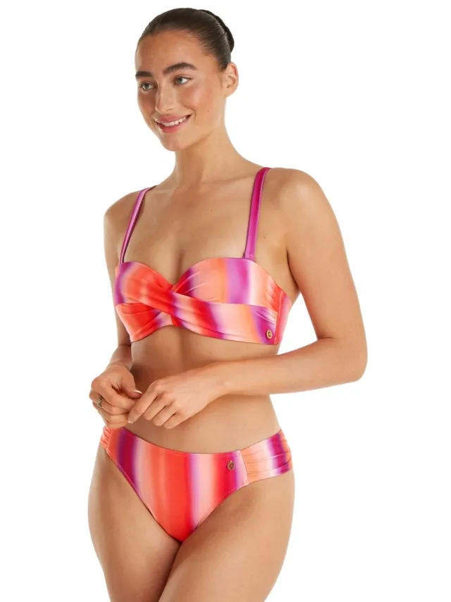Ten Cate Twisted Padded Wired Bikinitop dames Paars dessin