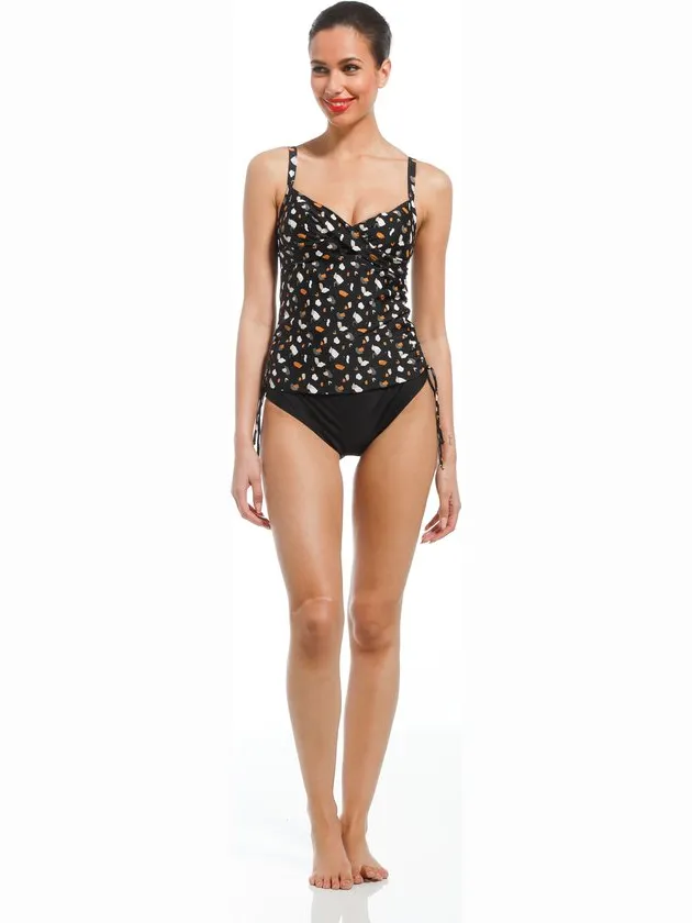 Pastunette Beach Spots - Tankiniset - Zwart Multicolor