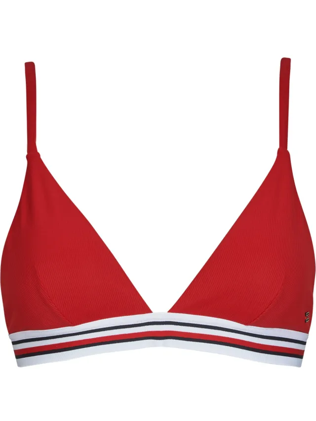 Tommy Hilfiger triangle bikinitop rood