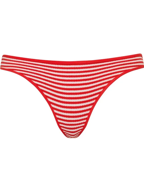 Seafolly Clubhouse Hipster Pant - Bikinibroekje, rood/roze