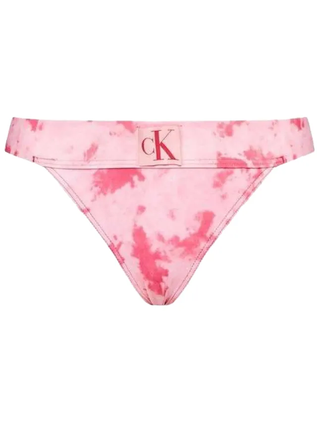 Calvin Klein Dames/Dames Tie Dye Hoog Taille Bikinibroekje (Roze), foto 2