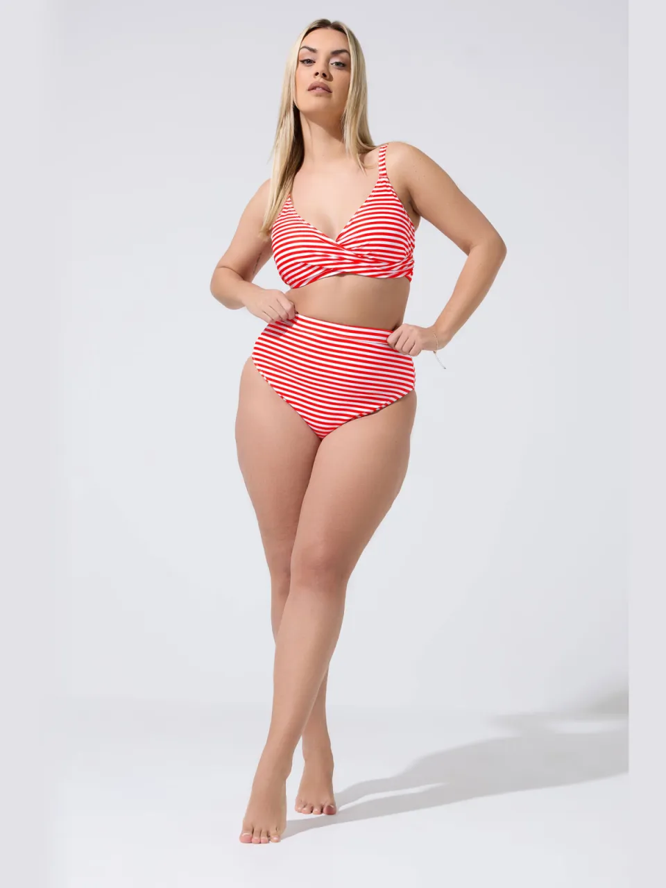 Limited Collection Bikinibroekjes Met Rode Streep rood, foto 2