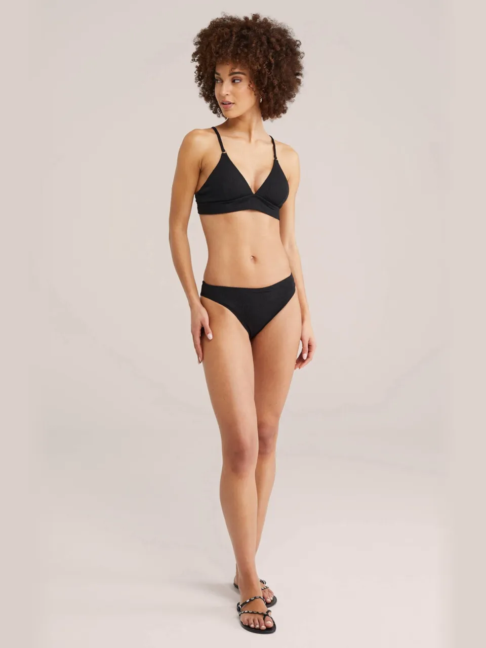 WE Fashion voorgevormde bikinitop zwart, foto 5