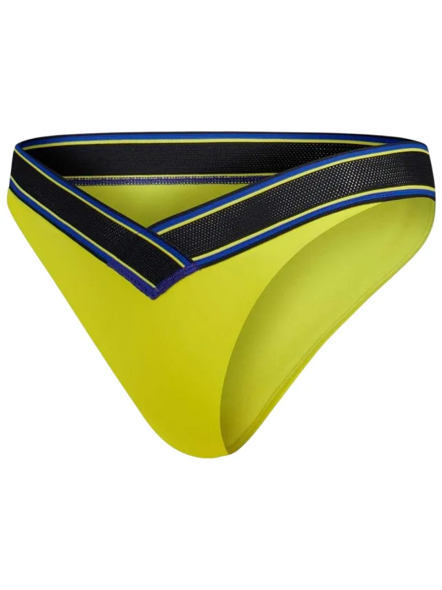 Speedo Dames/Dames Gestreept Bikinibroekje (Groen)