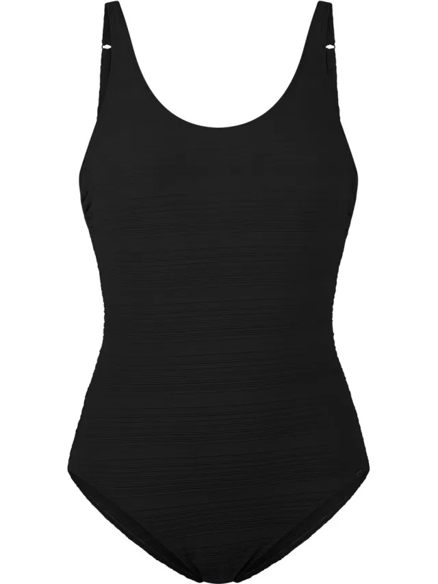 Schiesser Badpak - Dames - Badpakken zwart