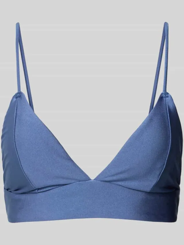 Barts Bikinitop met labelapplicatie, model 'Isla' Blauw
