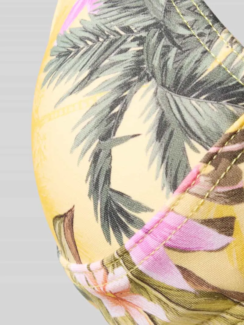 banana moon Bikini-bovendeel in all-over look model 'Minew Triangle' geel, foto 3