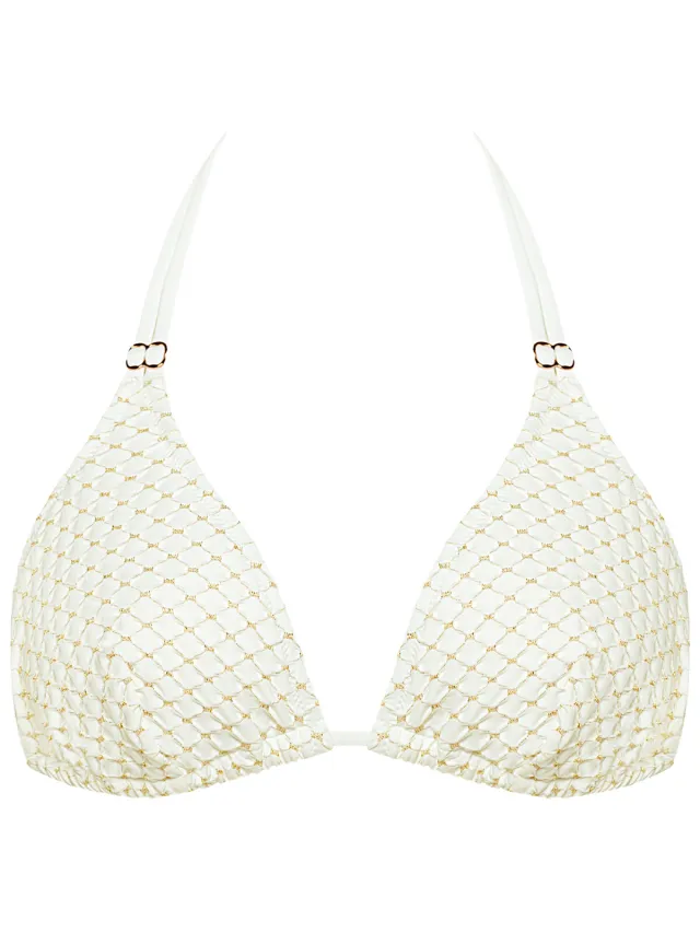 Lisca Egypt driehoekige bikinitop wit