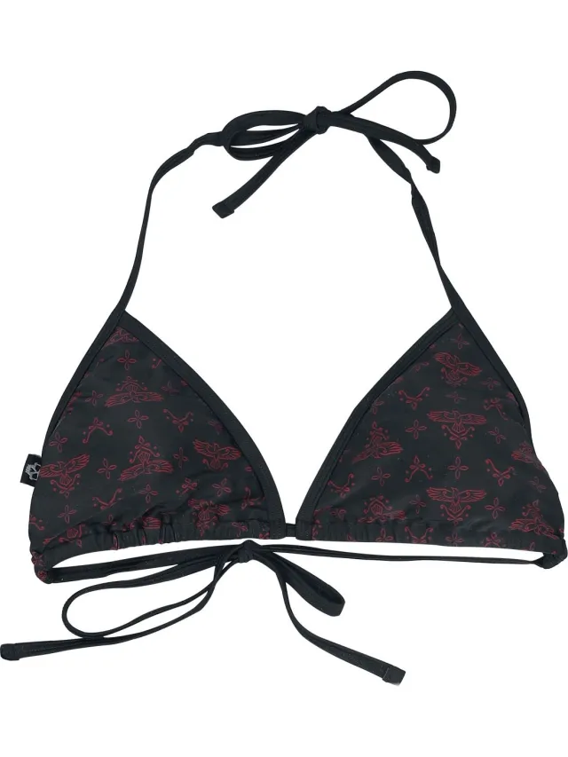 Black Premium by EMP zwarte triangel-bikinitop Mix and Match met uitneembare pads - Dames