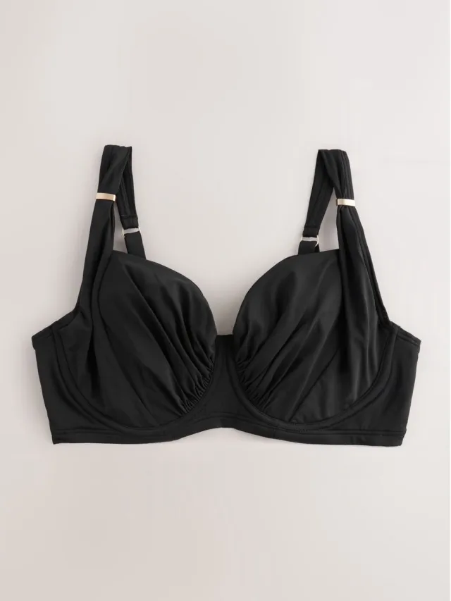 Next Dames - Ultimate Support F-K bikinitop met beugel - Zwart Black
