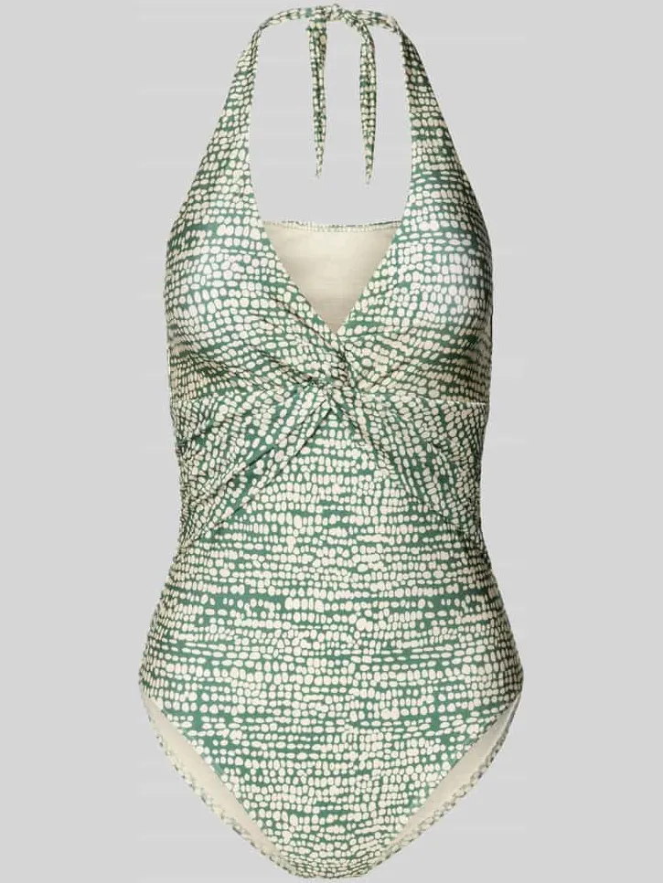Barts Cascis halter badpak groen Rietgroen