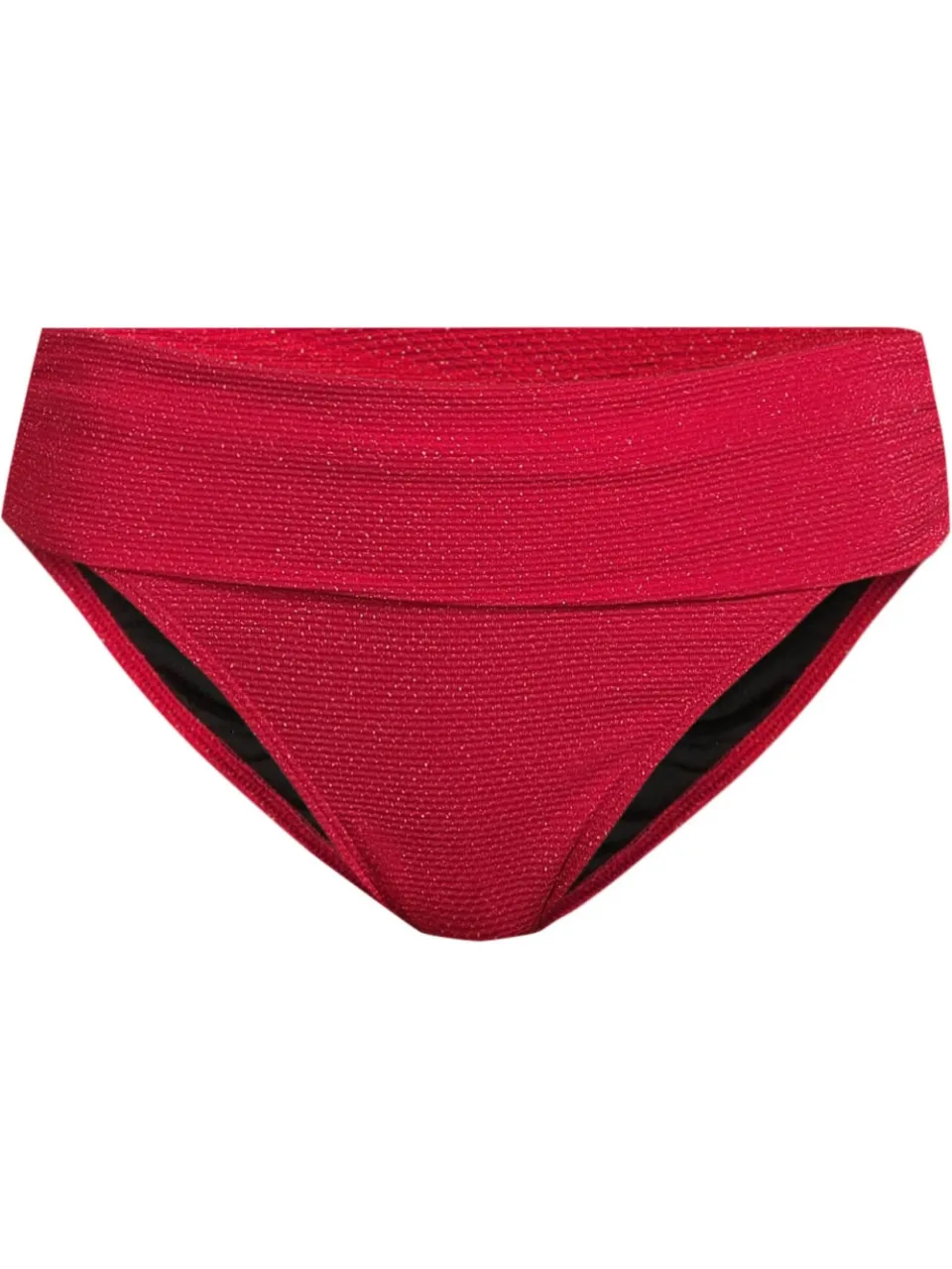 BEACHWAVE omslag bikinibroekje met lurex en textuur rood, foto 2