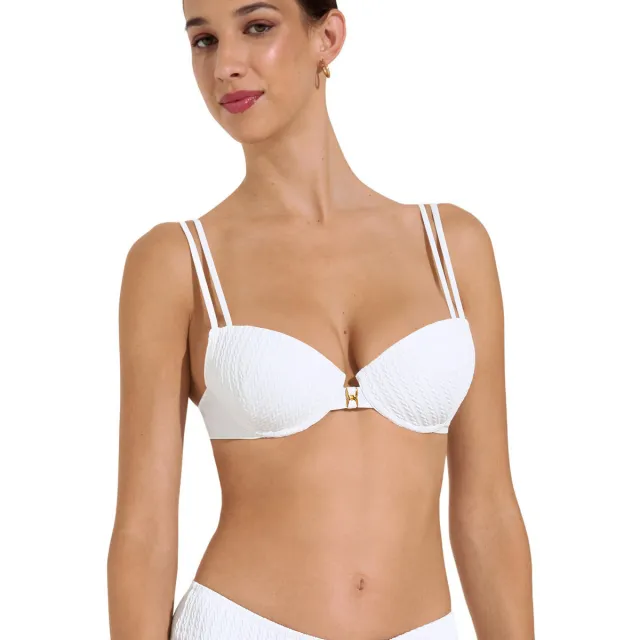 Lisca Sardinia voorgevormd bikinitopje wit