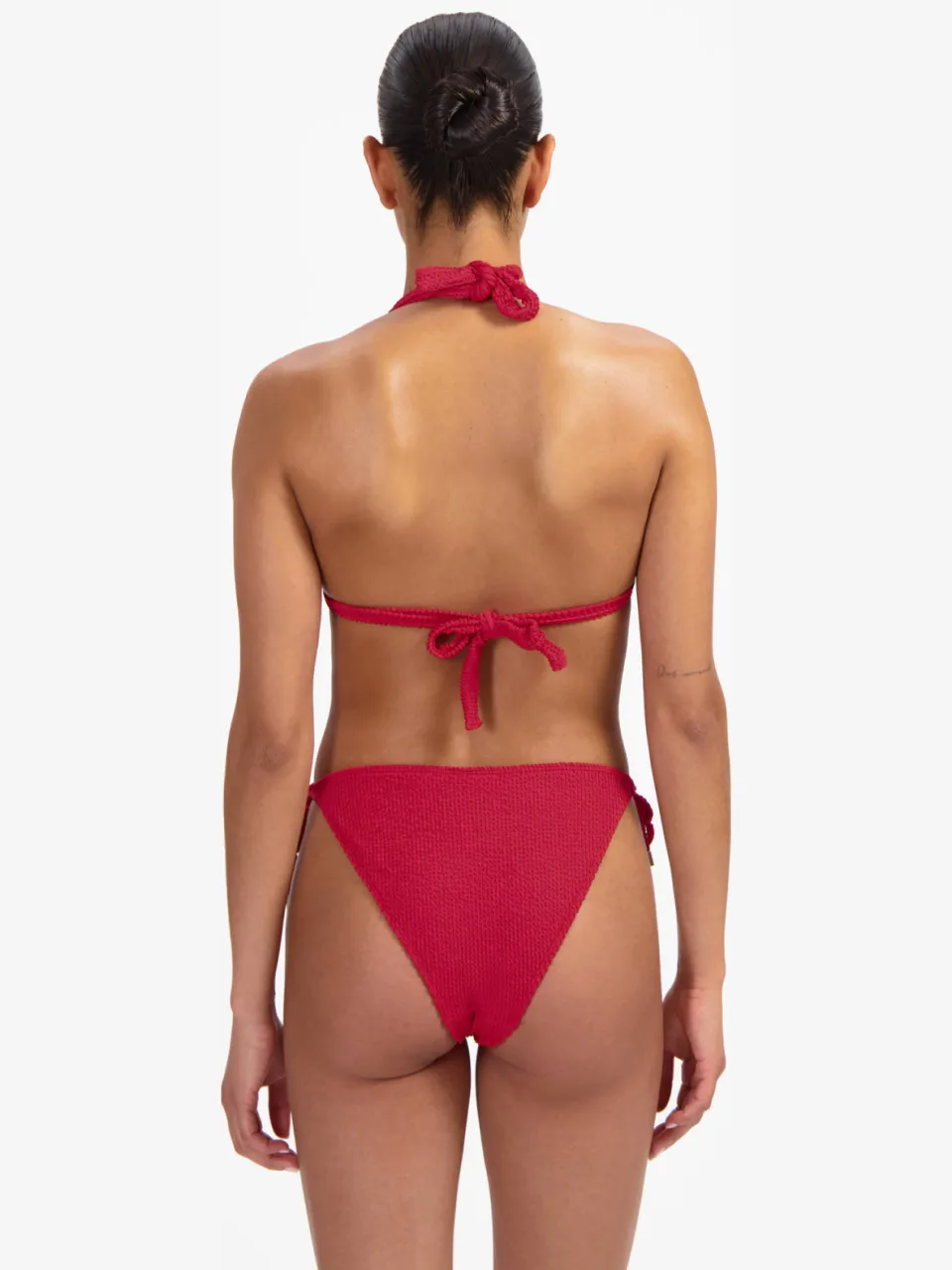 Beachlife triangel bikinitop rood, foto 3